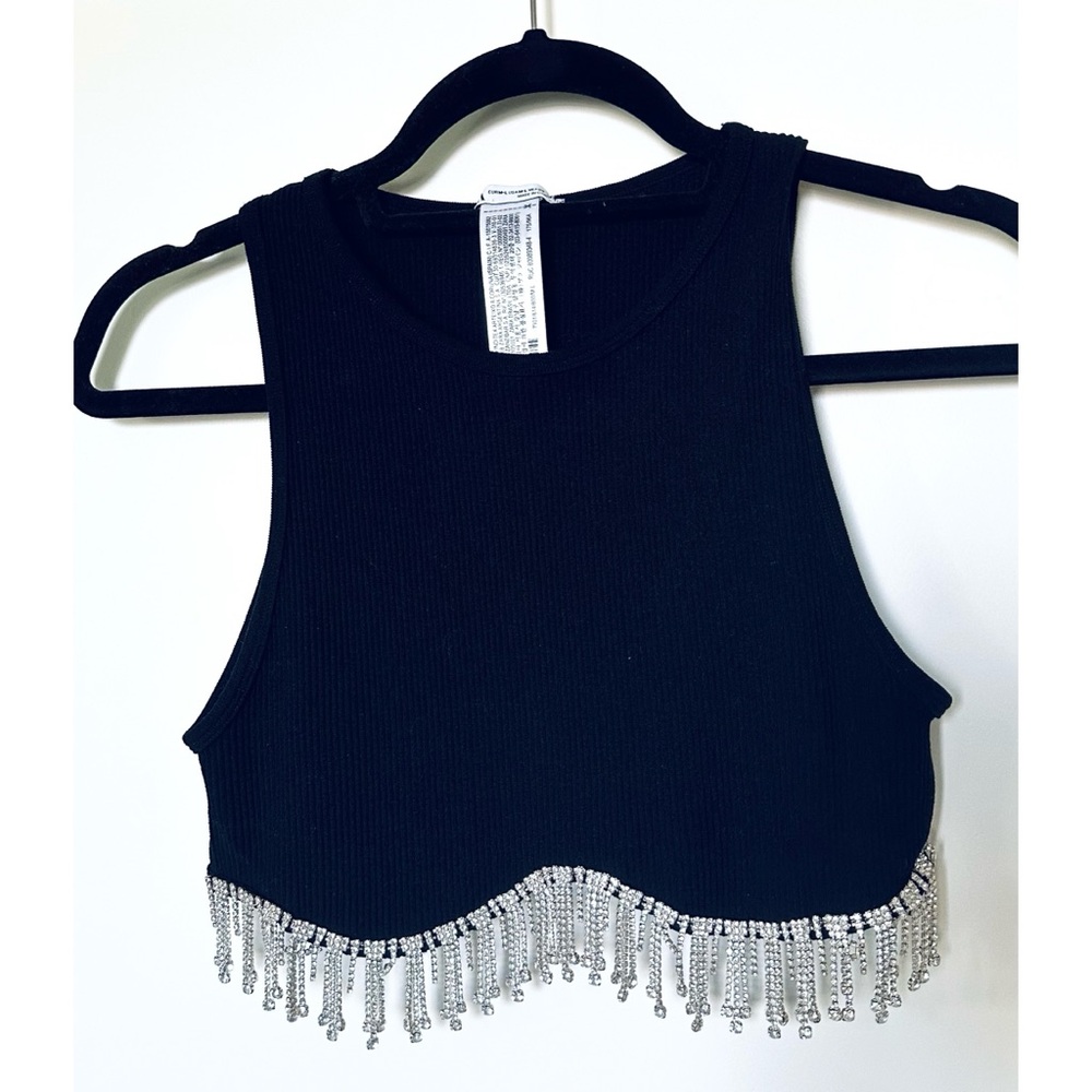 Zara Seamless Rhinestone Top - Picture 8 of 13
